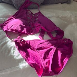 BECCA Magenta Bikini Set